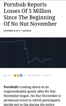 Hoover reccomend makes you lose no nut november