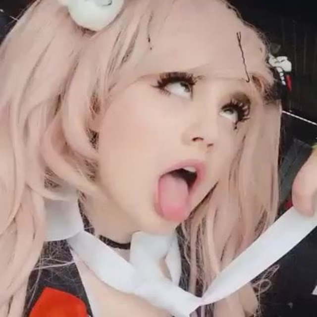 Belle delphine ahegao face gets ejaculated