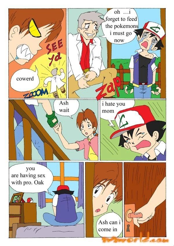 Ash Fucks His Mom Comic