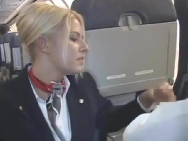 best of Stewardess sexy hot from handjob