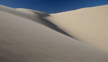 Blue L. reccomend sand dunes
