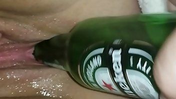 best of Pussy glass bottle