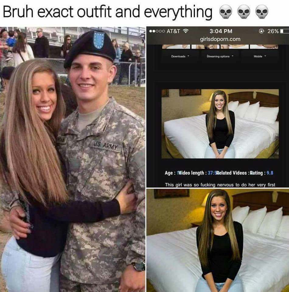 She cheats army boyfriend