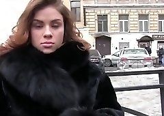 Fur coat seduction