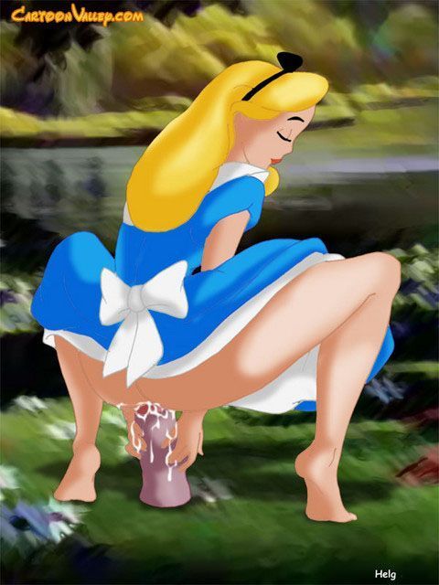 Alice in wonderland naked