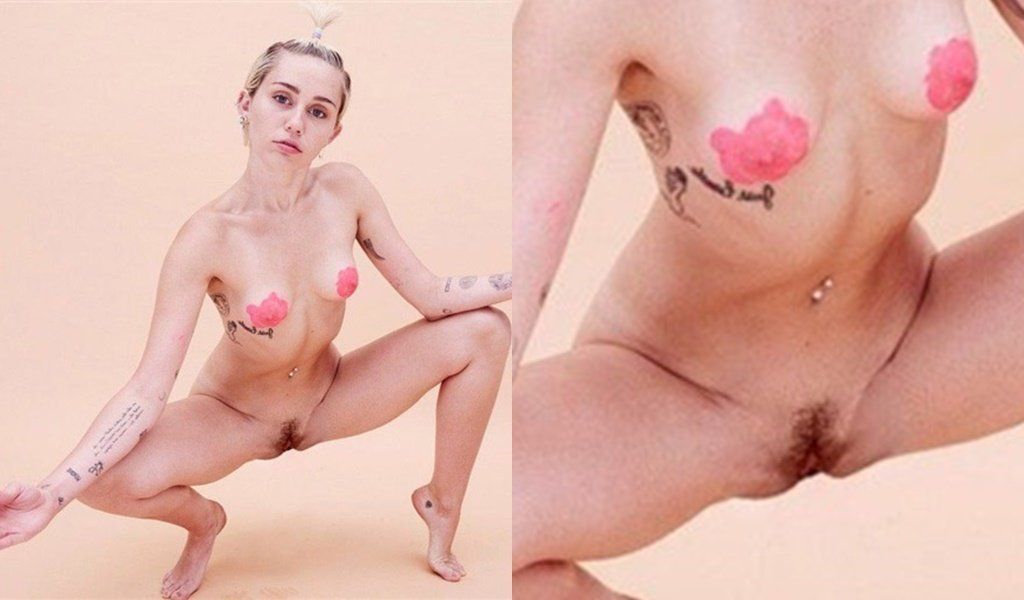 Miley cyrus uncensored nude topless pic