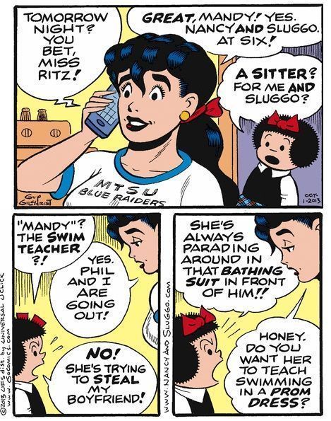 Maple reccomend Nancy cartoon strip