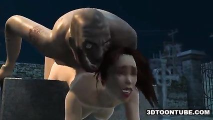 Naked girls fucked by zombies