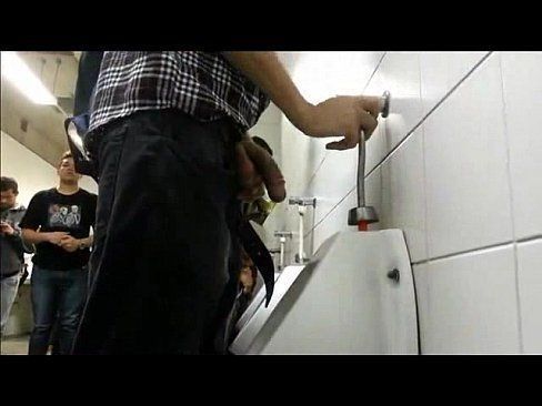 Boys bathroom hidden camera pissing