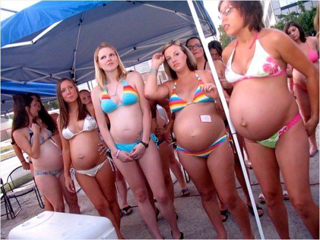 Bikini pageant pregnant