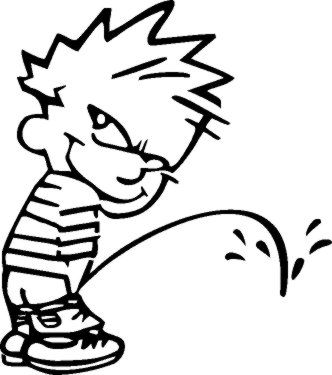 best of Gif animated Calvin peeing