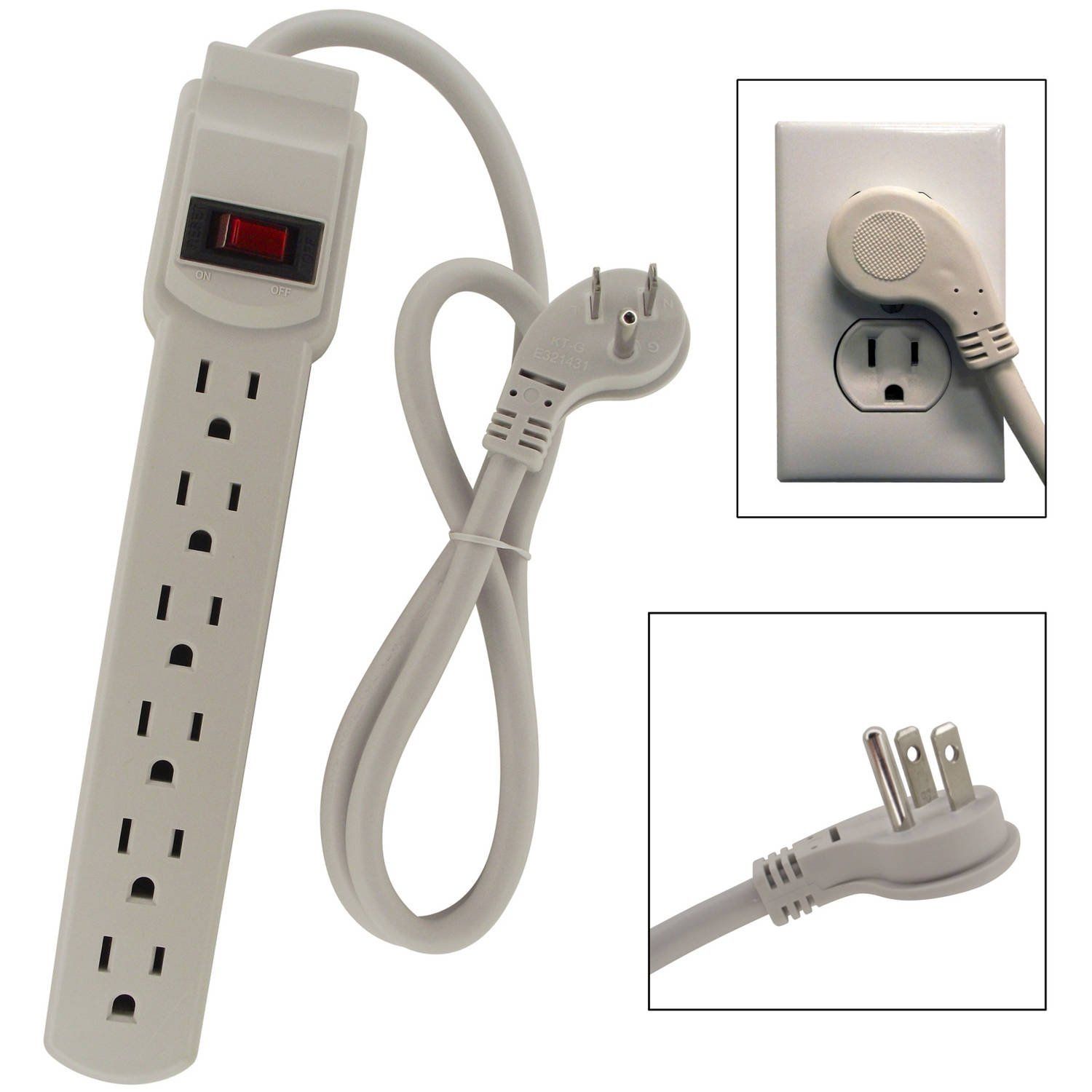 Electrical power strip for bathrooms