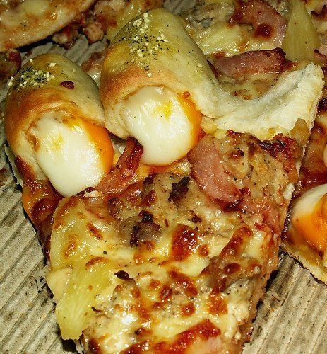 Bad M. F. reccomend Pizza hut cheesy crust fun