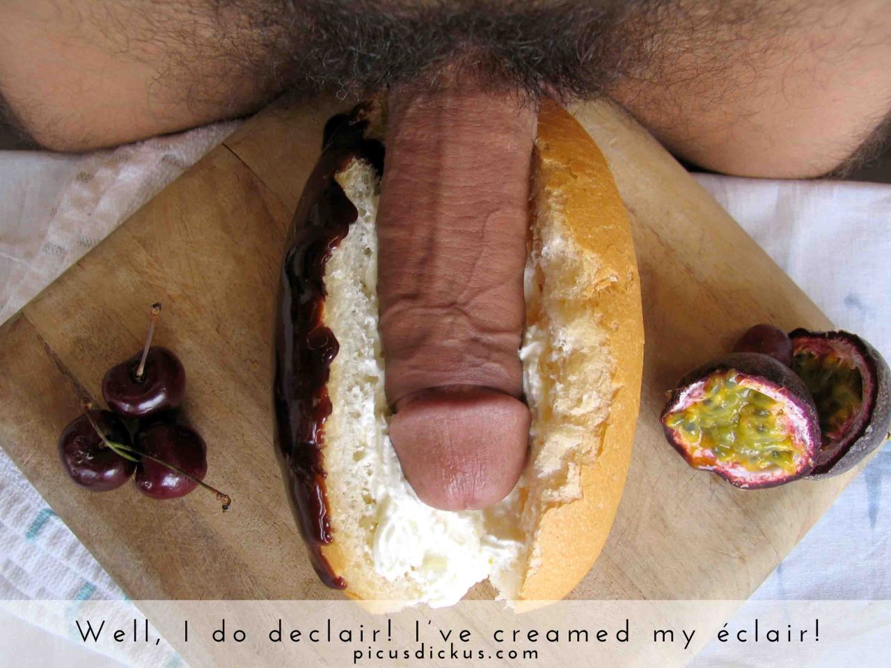 Dick In Hotdog Bun